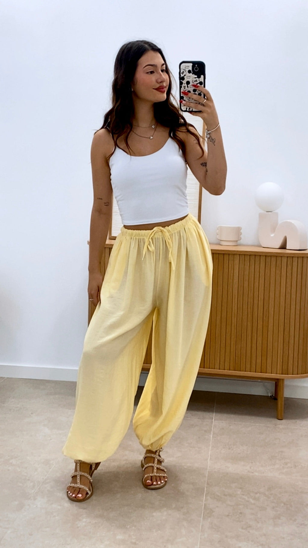 PANTALÓN LISO BOMBACHO