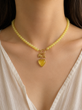 COLLAR PERLAS CORAZÓN