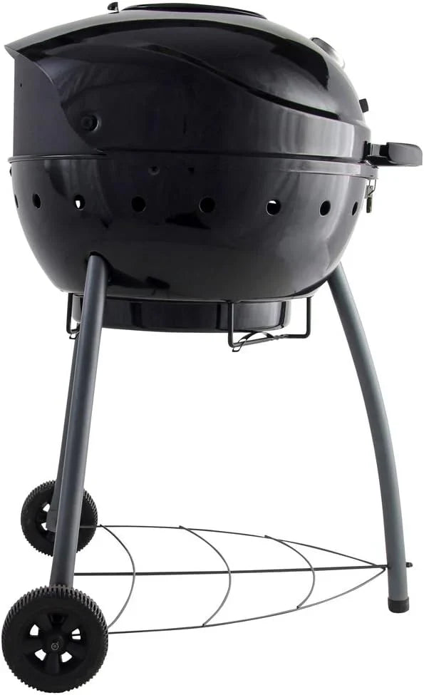 Char-Broil Kettleman Charcoal Barbecue - Kettle Charcoal Grill, TRU-Infrared Technology, Removable Ash Tray - Optimal for Outdoor, Garden & Patio Cooking