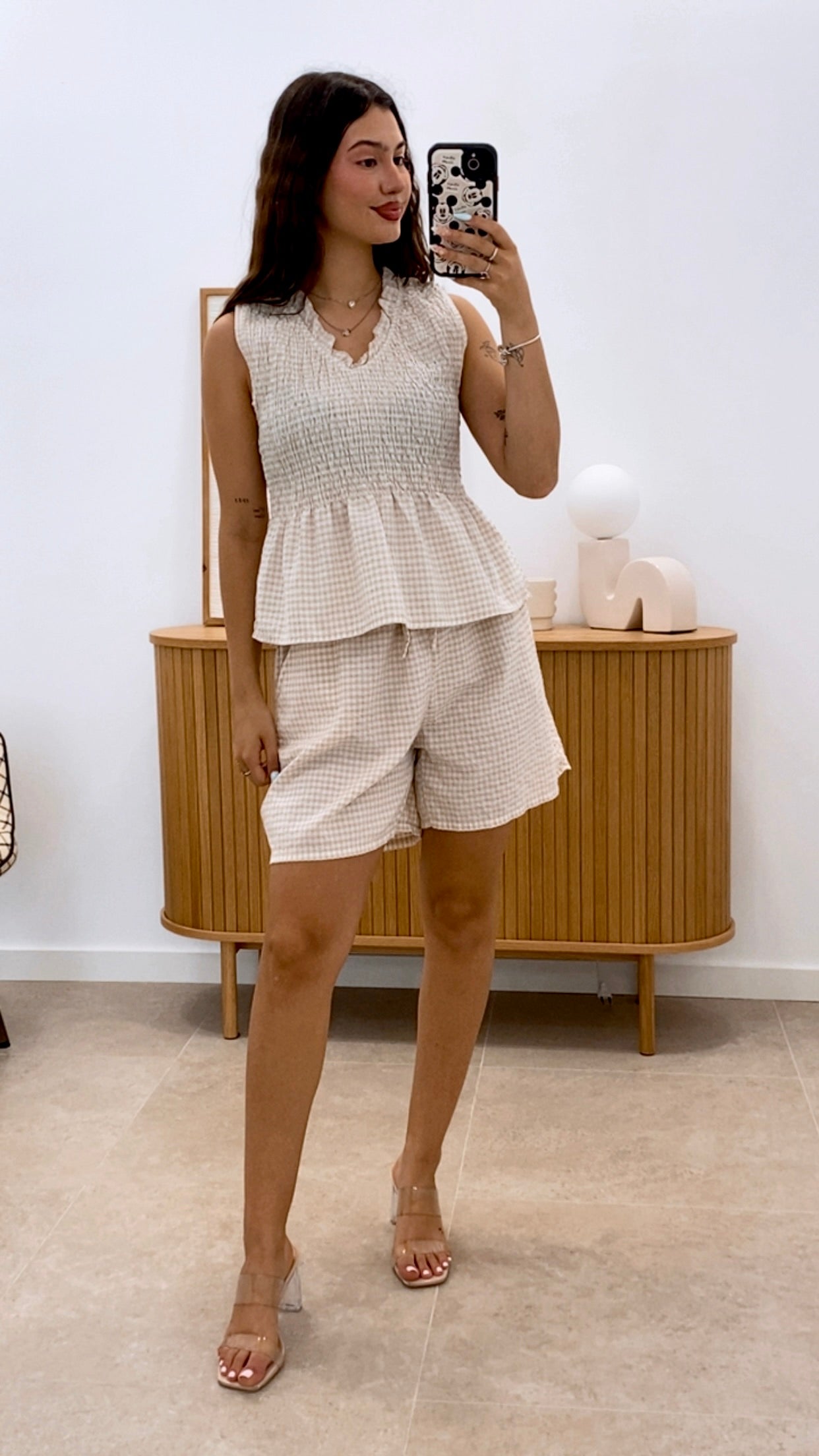 CONJUNTO CORTO VICHY