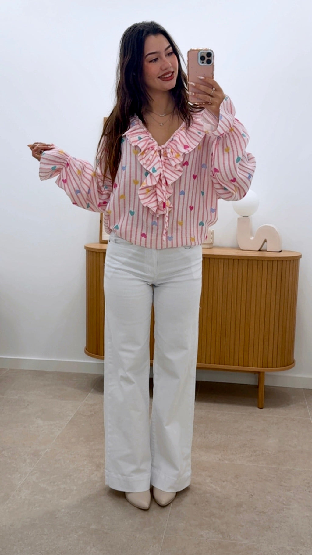 BLUSA RAYAS Y CORAZONES