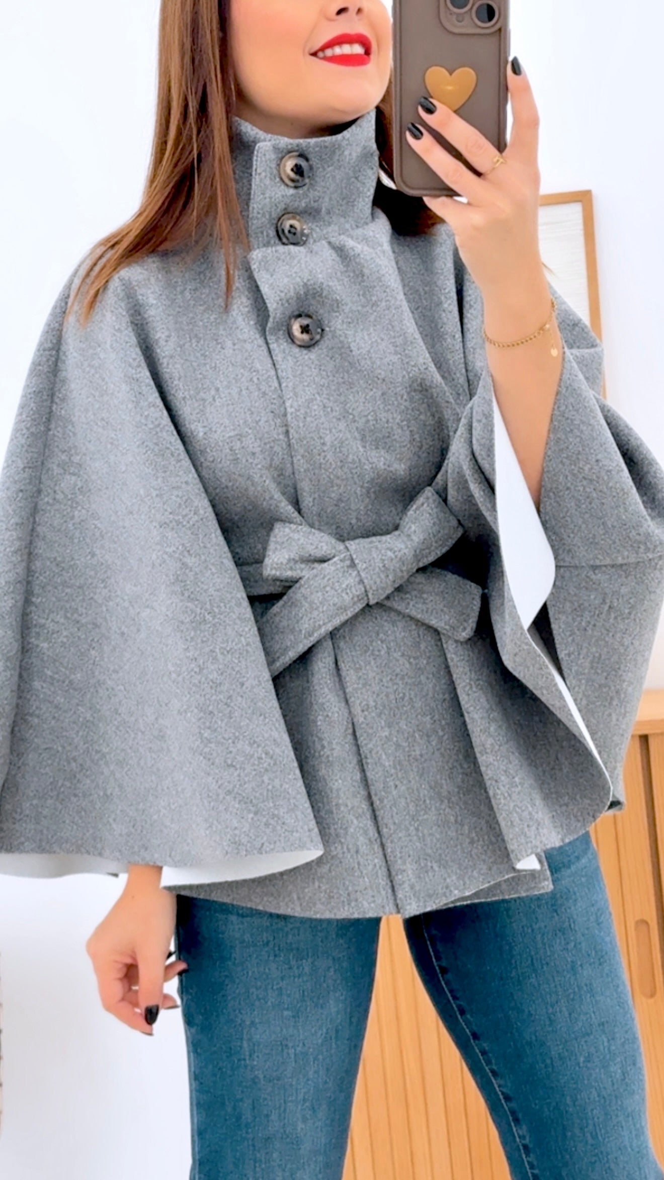 PONCHO DE PAÑO