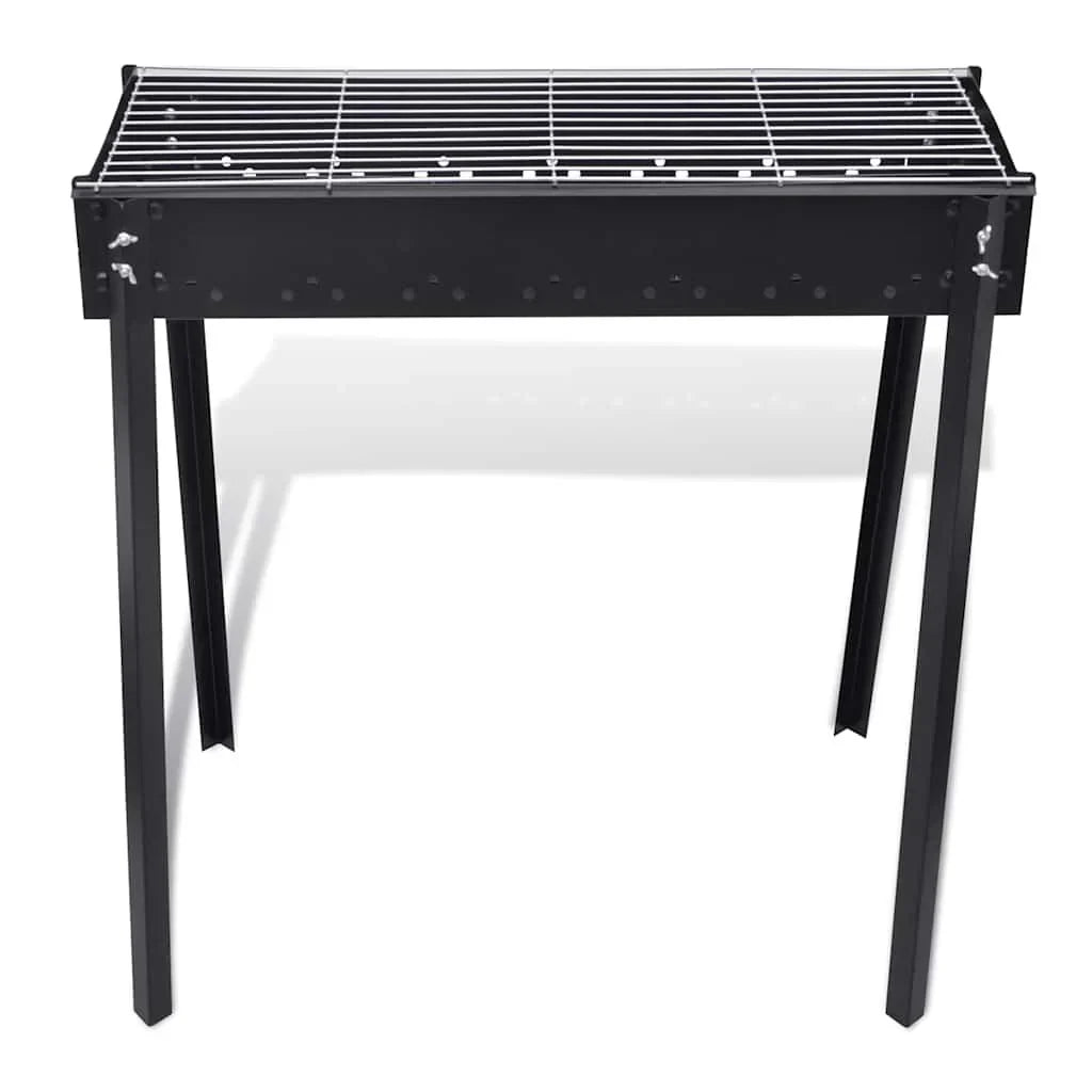 Barbacoa De Carbón Cuadrada Con Soporte Vidaxl