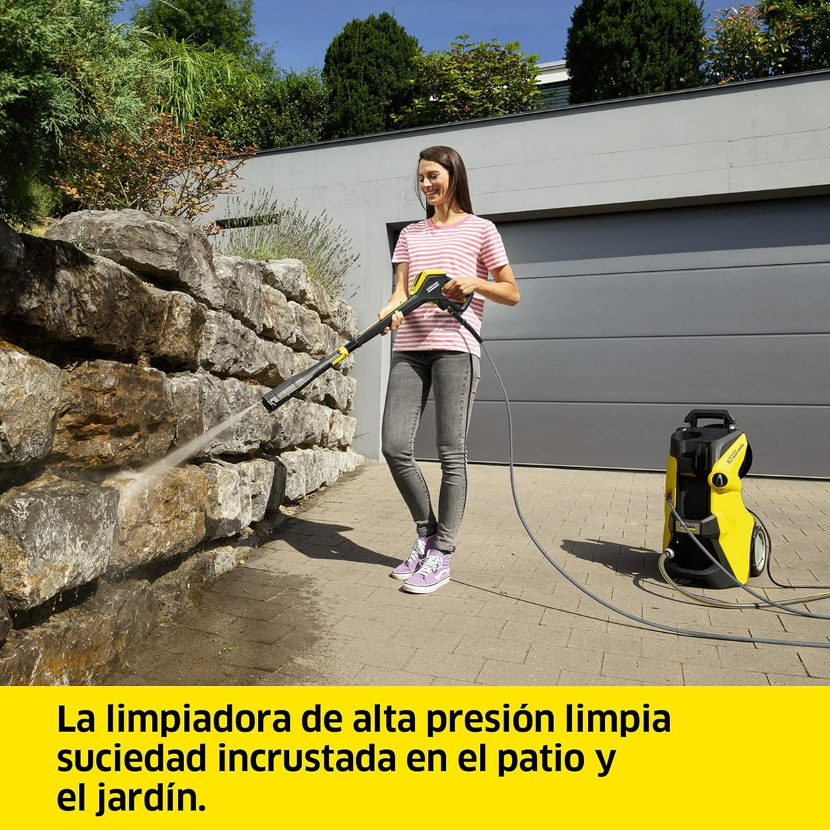 Kärcher K 7 Premium Smart Control Flex Home Pressure Washer, Pressure: 180 Bar, Flow Rate: 600 l/h, Performance: 60 m²/h, Water Filter, Weight: 18 kg, Flex Hose, Multi Jet Lance