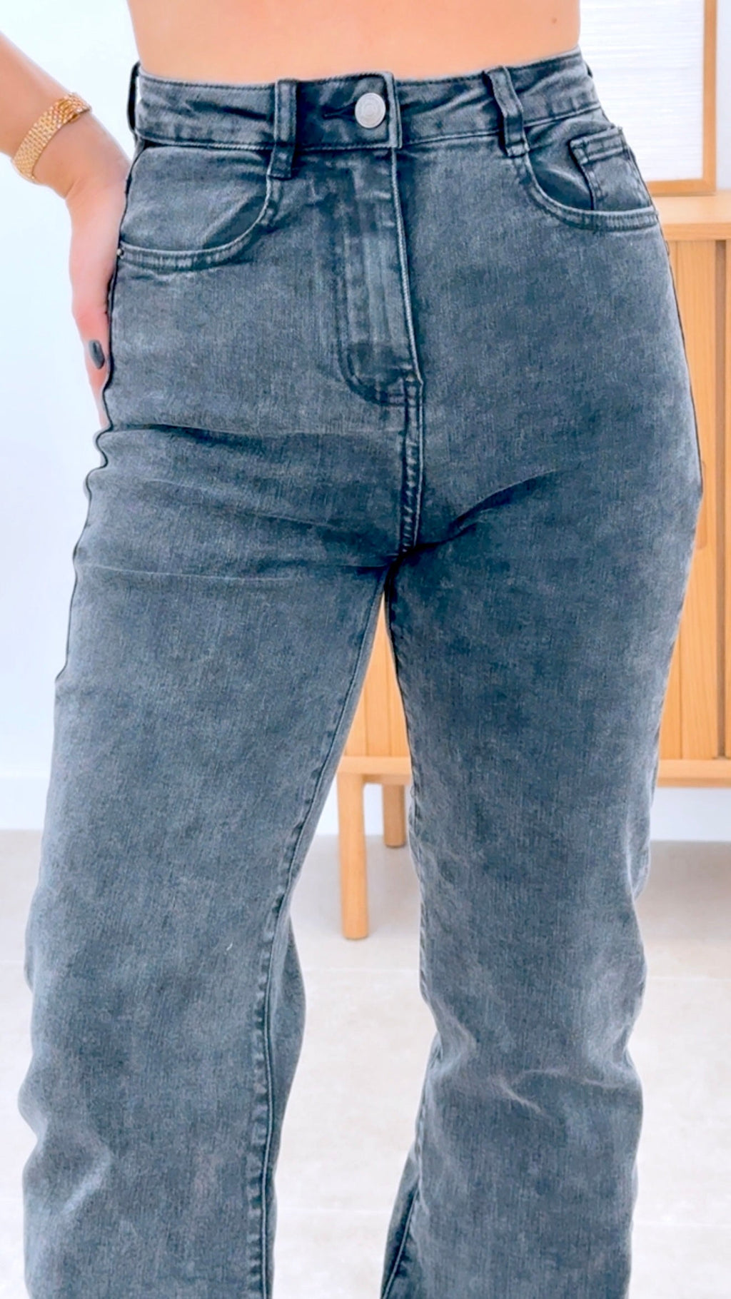 PANTALÓN WIDE LEG OSCURO