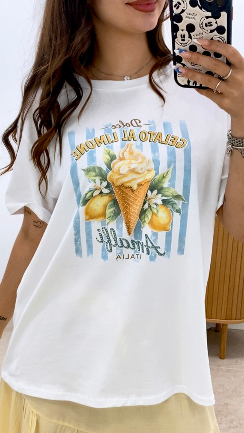 CAMISETA GELATO AL LIMONE