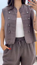 CONJUNTO SHORT + CHALECO MILI