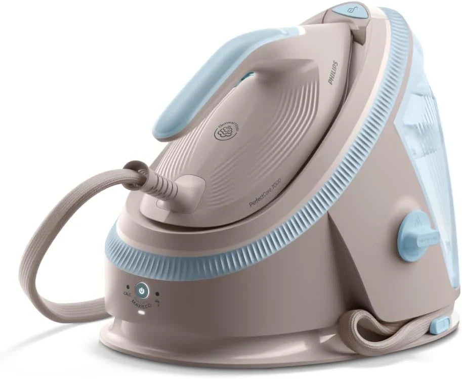 Philips PerfectCare Series 7000 Ironing Center – Steam Stroke 600 g, Pressure 8.5 Bar, OptimalTEMP, SteamGlide Elite Sole, Removable Reservoir 1.5L, Vertical Ironing, Easy De-Calc (PSG7200/60)