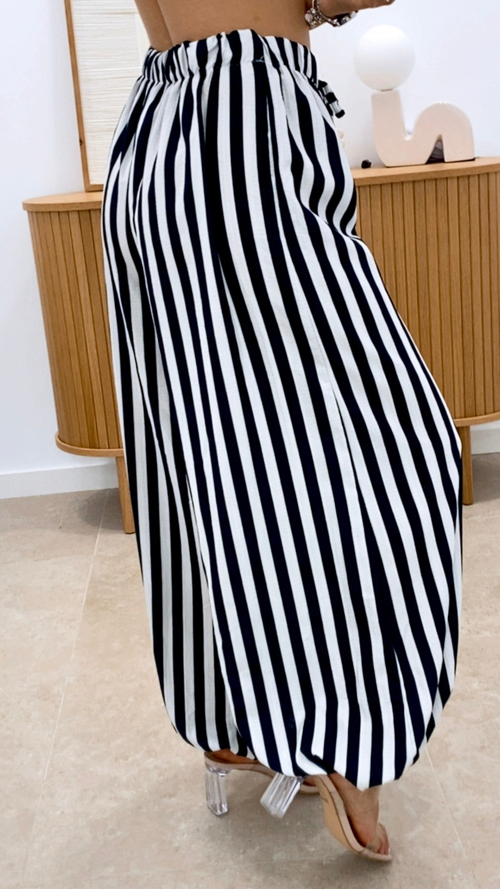 PANTALÓN BOMBACHO RAYAS