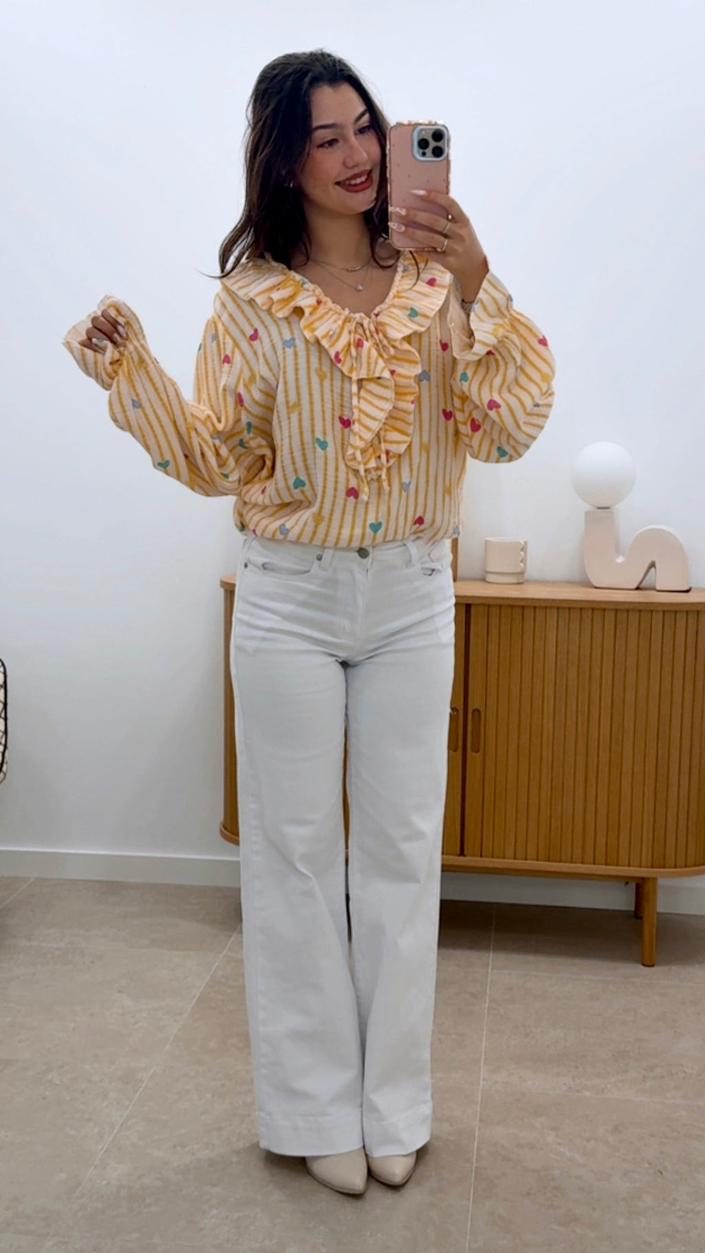 BLUSA RAYAS Y CORAZONES