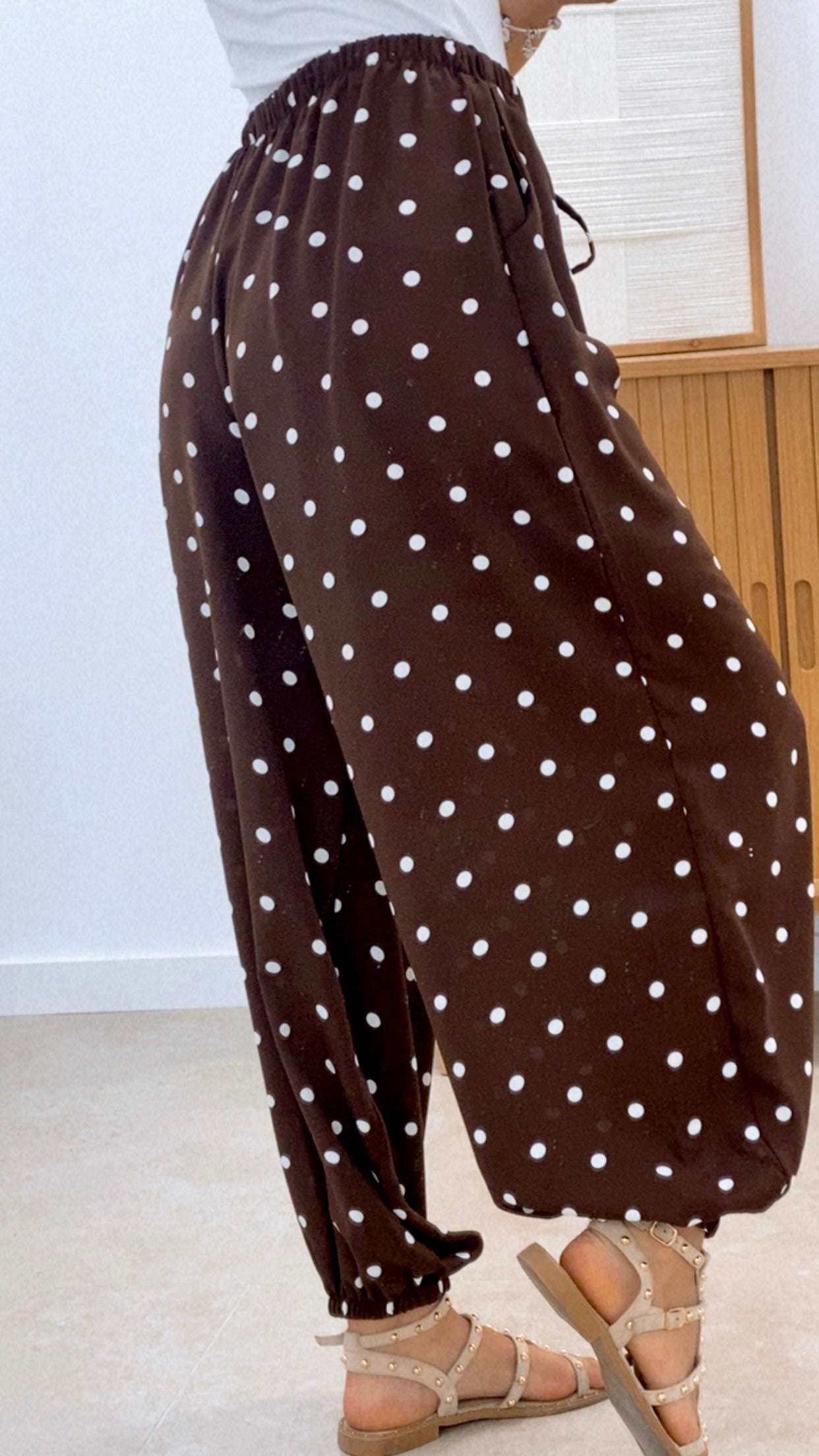 PANTALÓN LUNARES BOMBACHO