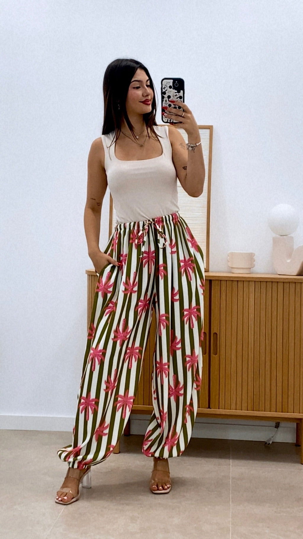 PANTALÓN PALMERAS BOMBACHO
