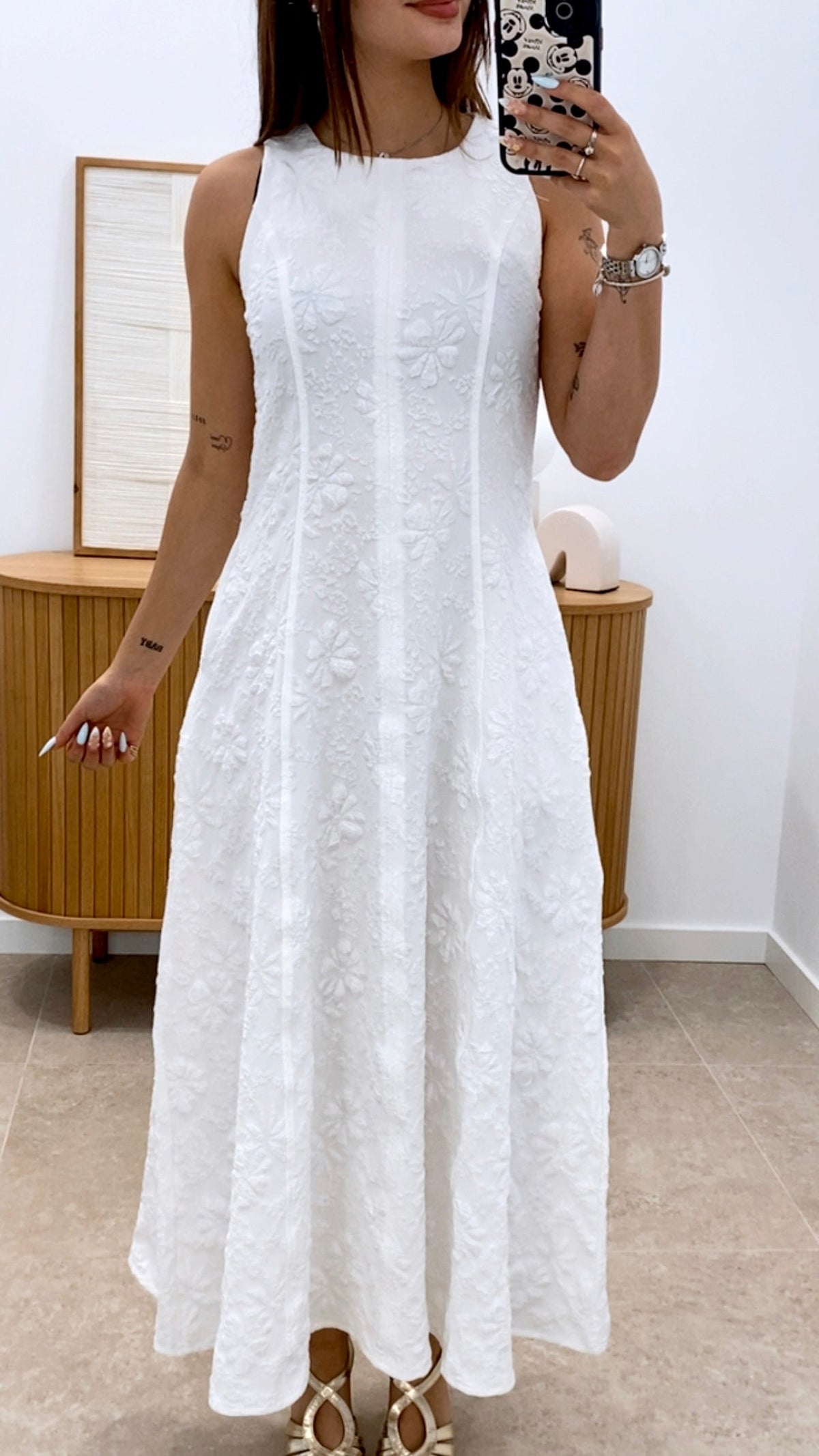 VESTIDO BLANCA FLOR