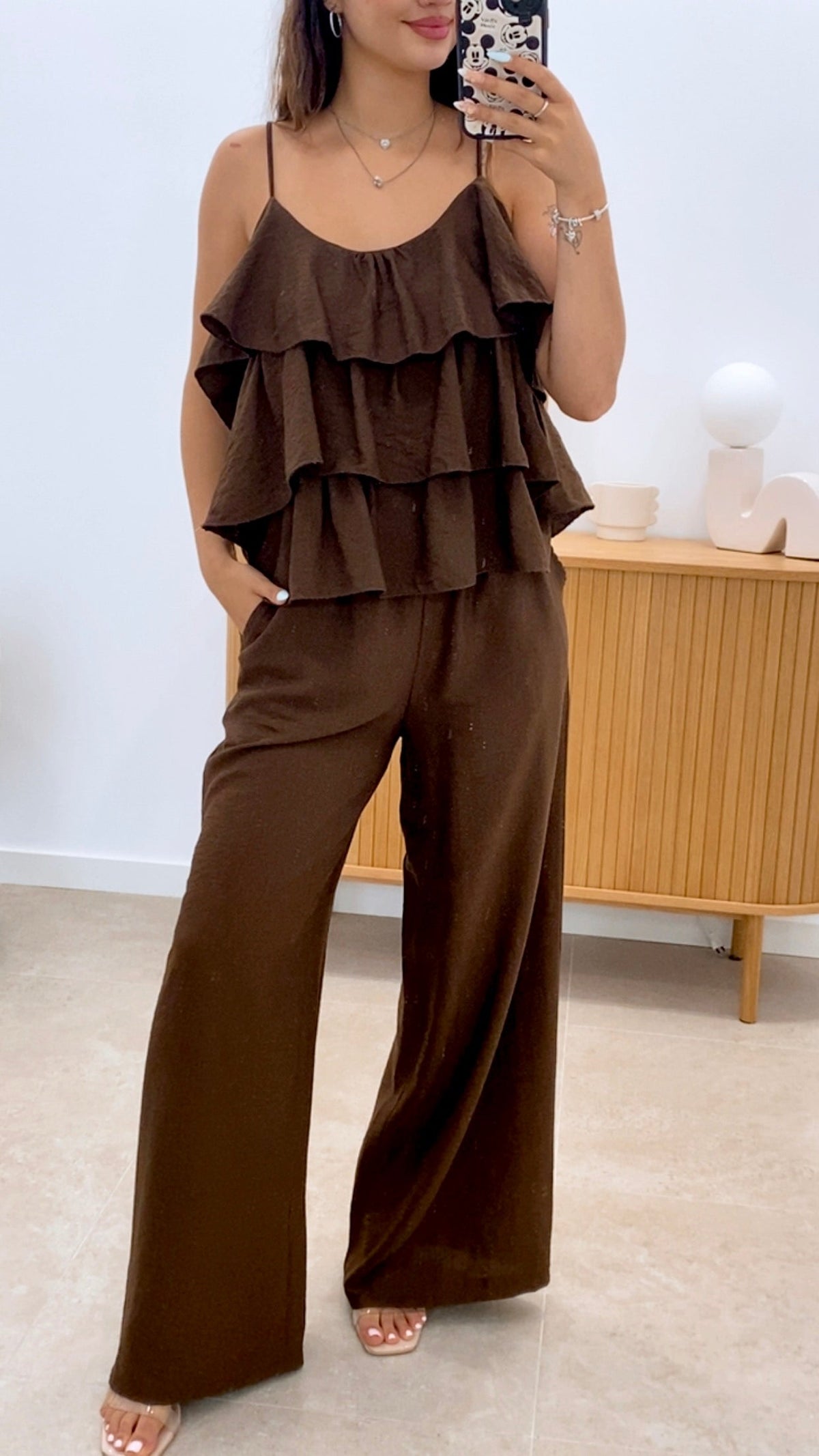CONJUNTO CAMISETA TIRANTE + PANTALÓN VOLARE