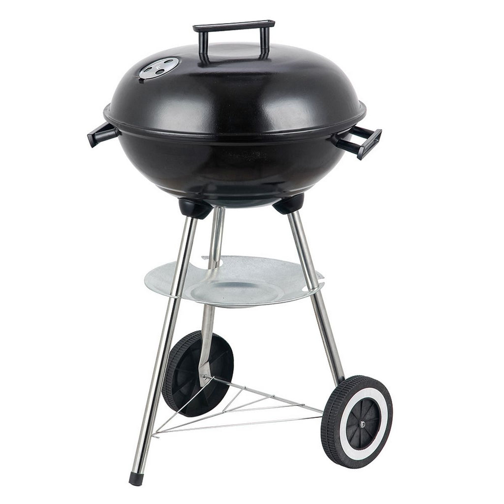 Barbacoa De Carbón Lolahome Con Parrilla De Acero, 74x45x41cm, Negra