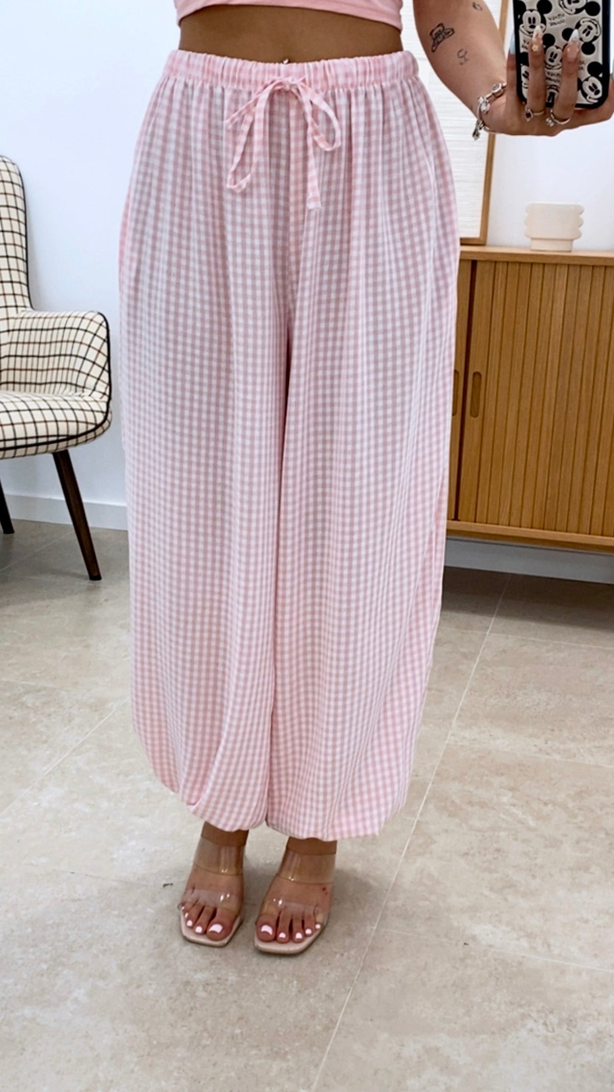 PANTALÓN BOMBACHO CUADROS