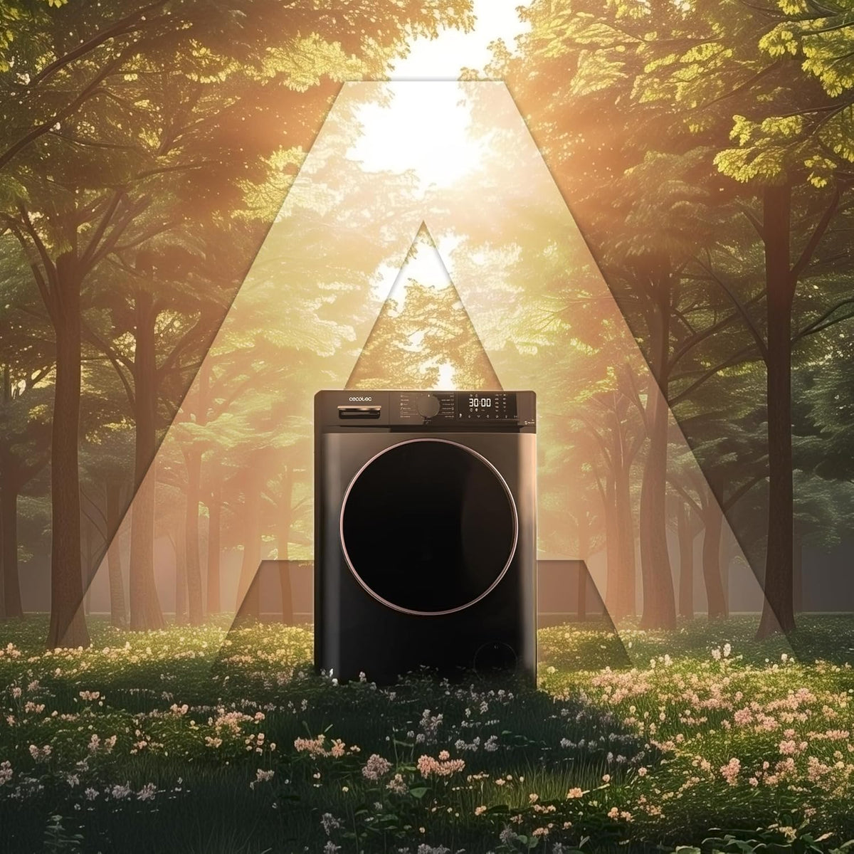 Cecotec Lavadora 10Kg Carga Frontal Bolero DressCode 10610 Inverter Steel A. 1400 RPM, Steam Max, Motor Inverter Plus, 15 Programas, OnSmart, Smooth Wash, Stop&Go, Goma Antibacteriana, Drum Clean