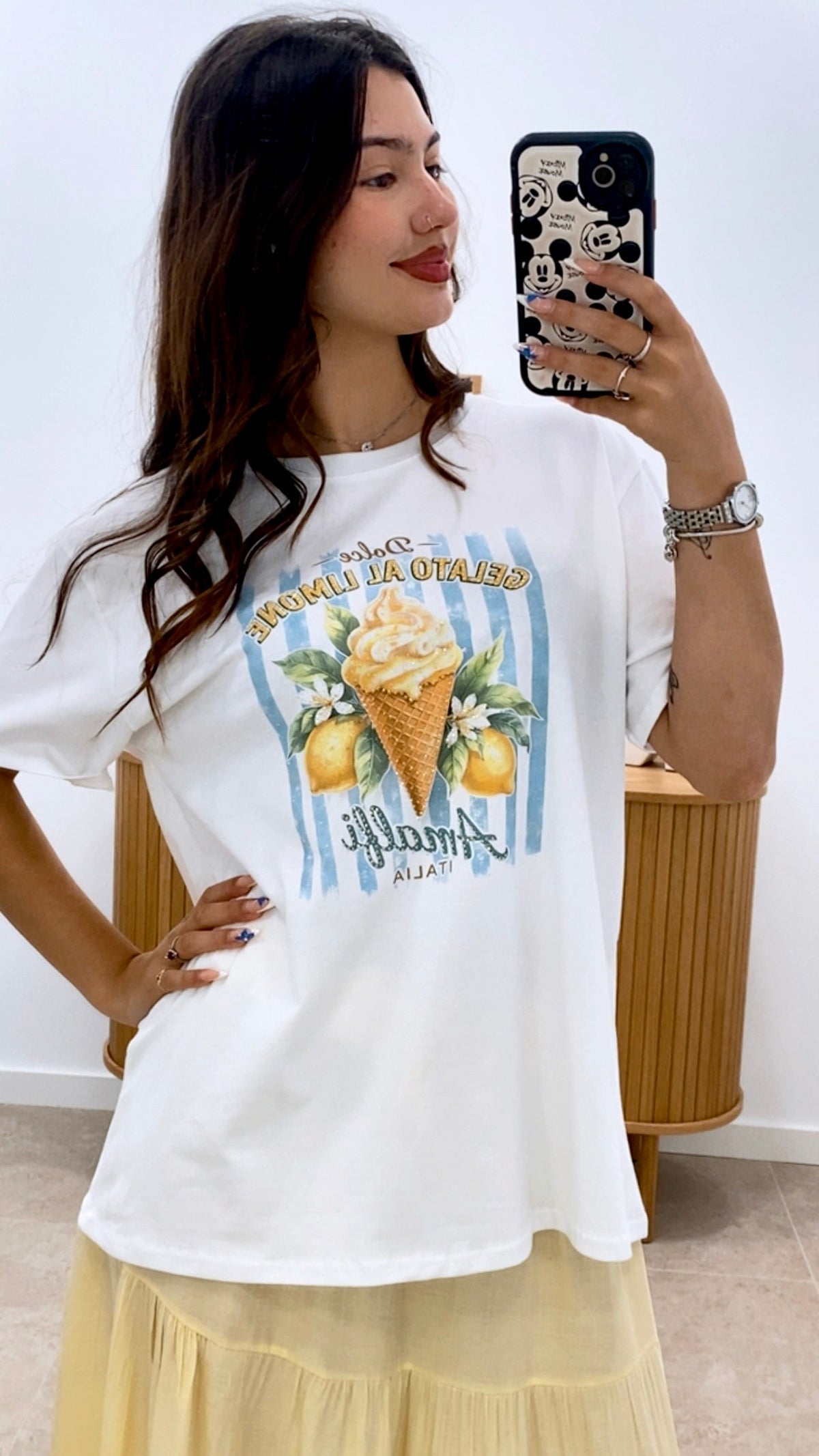 CAMISETA GELATO AL LIMONE