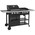 Barbacoa De Gas Vesuvio Duo - 3 Quemadores + Plancha 3 Quemadores