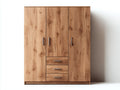 Armarios madera 120x50x180 cm marrón almacenamiento dormitorio - diseño moderno