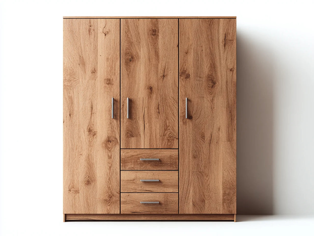 Armarios madera 120x50x180 cm marrón almacenamiento dormitorio - diseño moderno
