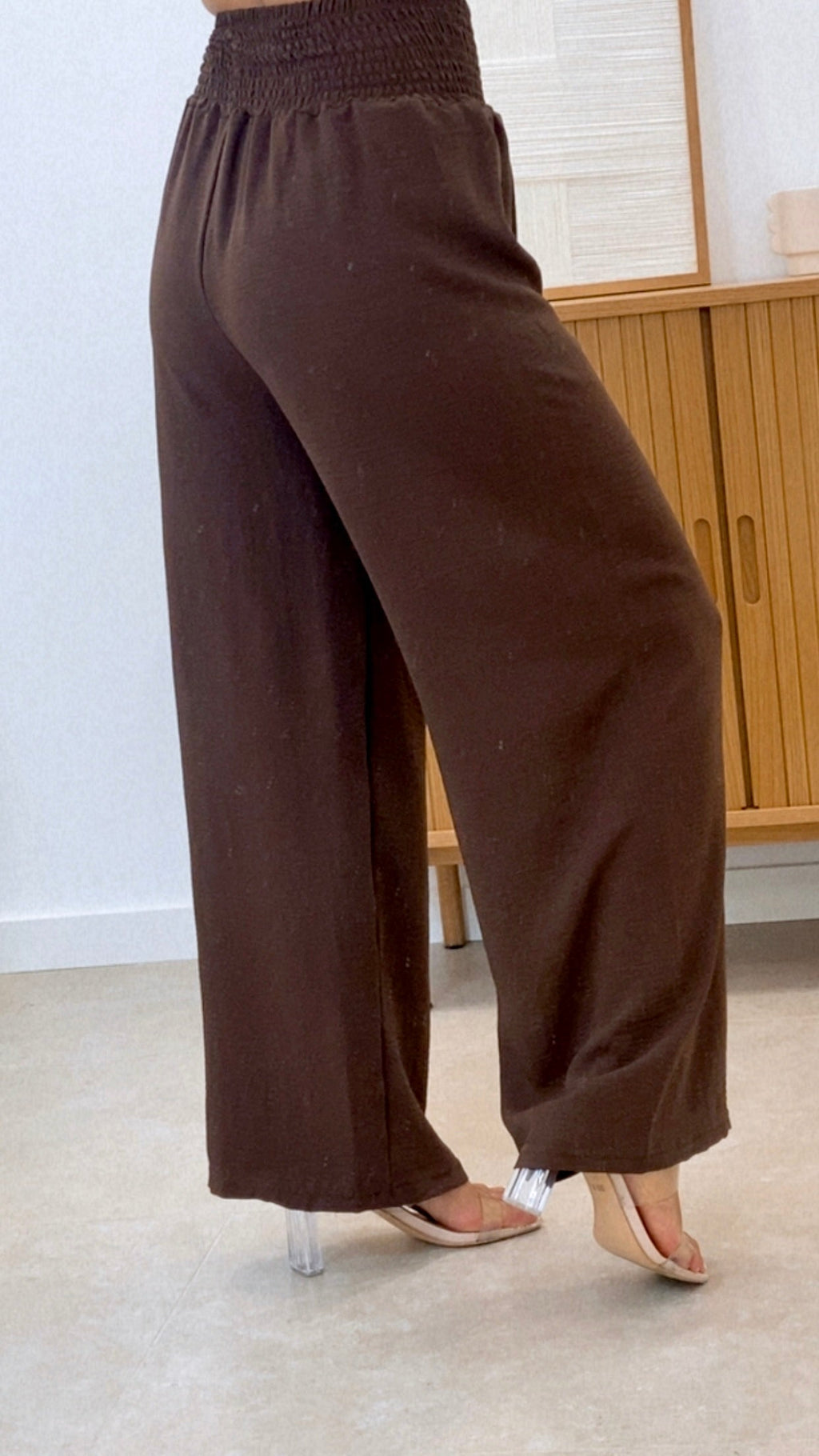 PANTALÓN CINTURA PANEL DE ABEJA