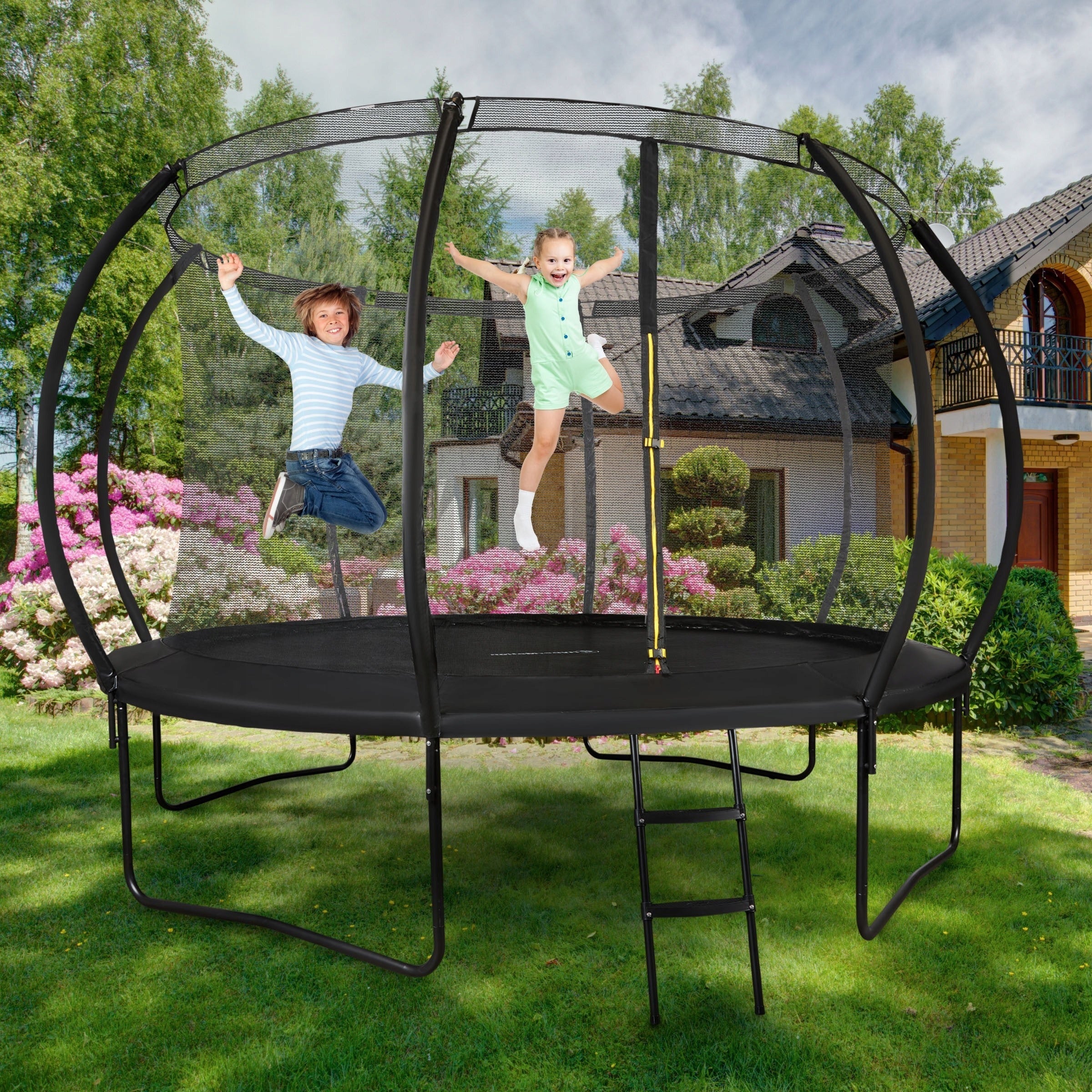 Bezpieczna Trampolina Ogrodowa Dla Dzieci Dorosłych Duża 366cm XXL 150kg