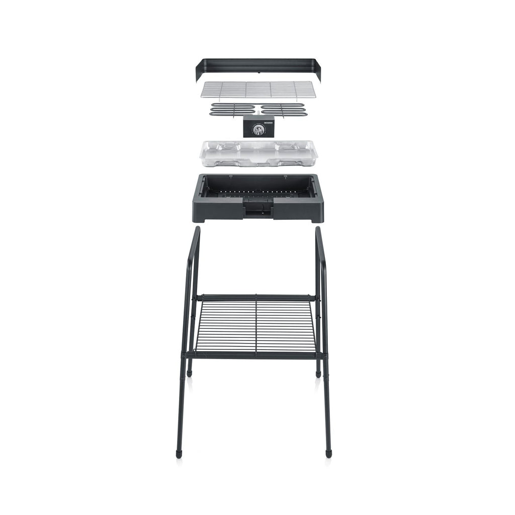 Barbacoa Con Patas Negro 2200 W Pg 8566 Severin