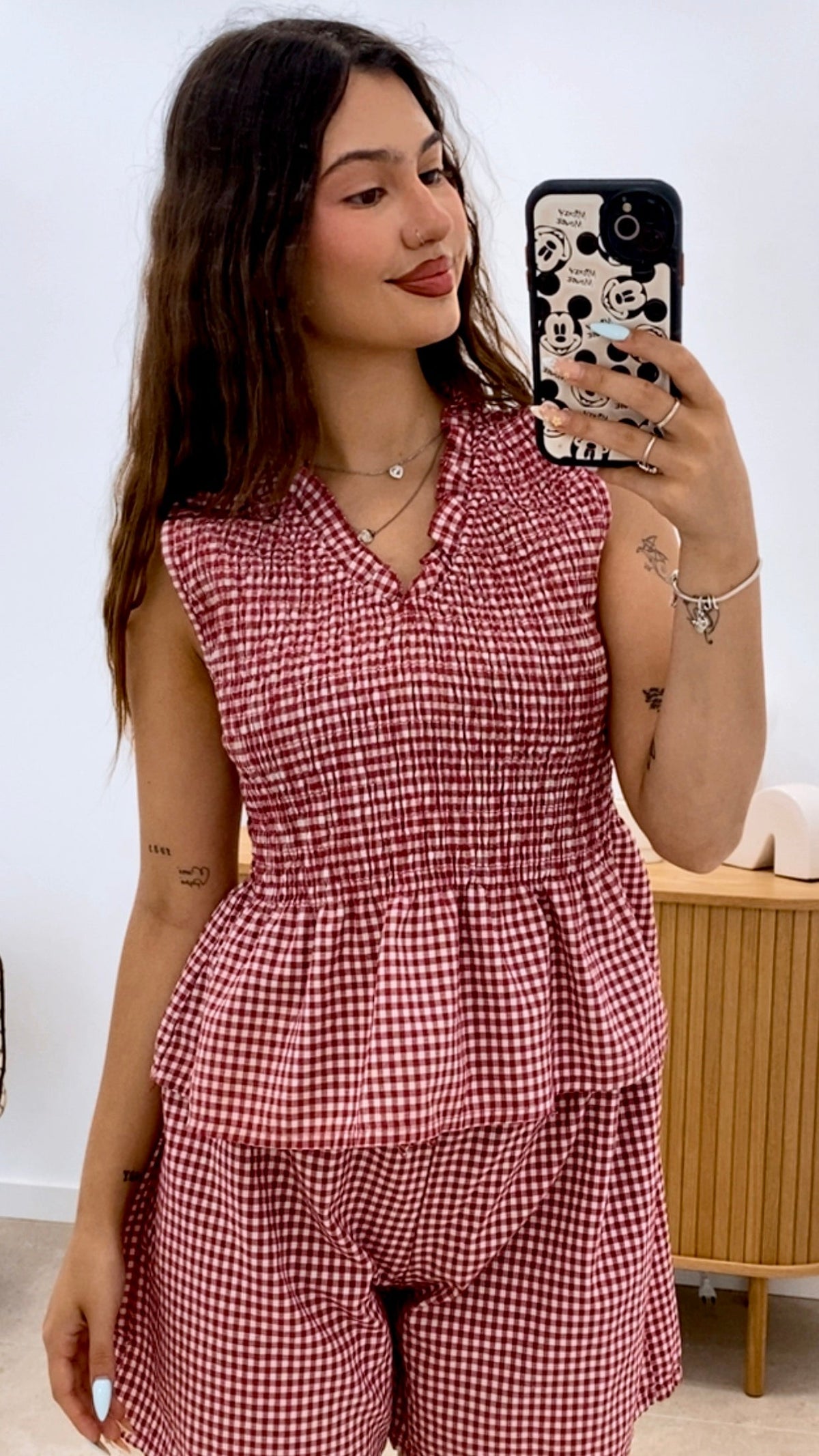 CONJUNTO CORTO VICHY