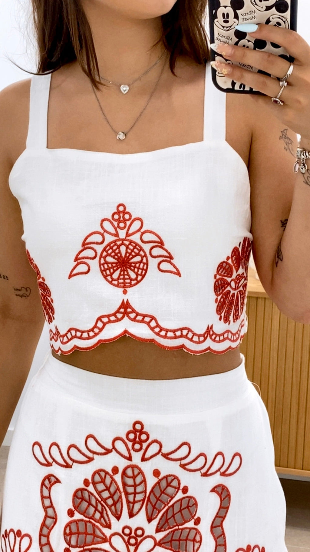 CONJUNTO TOP + FALDA BELINDA