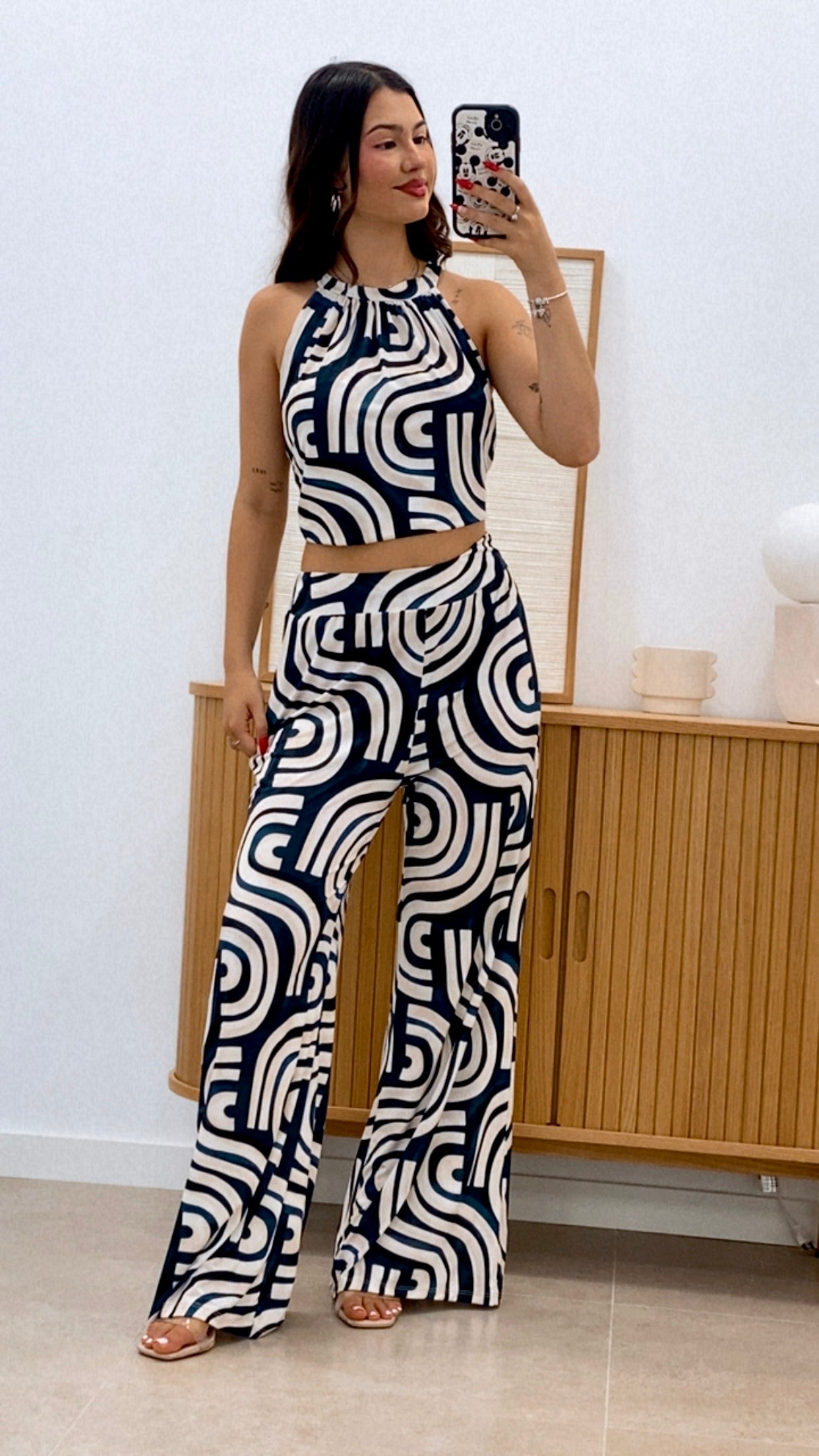 CONJUNTO LICRA FRÍA ESTAMPADO