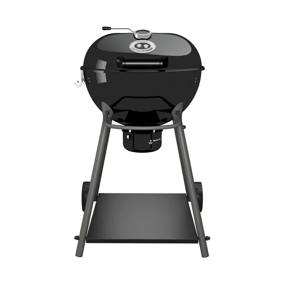 2026 Barbacoa de Carbón Outdoorchef KENSINGTON 570 C – Sistema Slide-Trichter para calor directo/indirecto – Negro