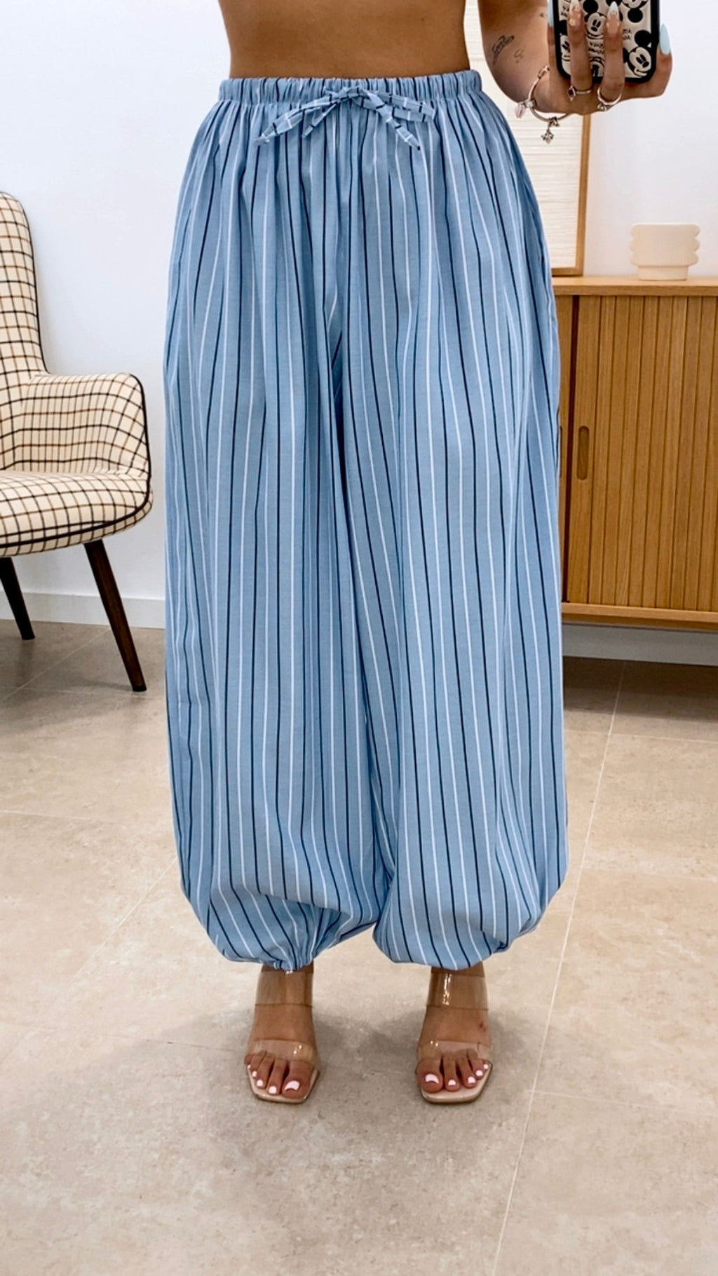 PANTALÓN BOMBACHO LÍNEAS