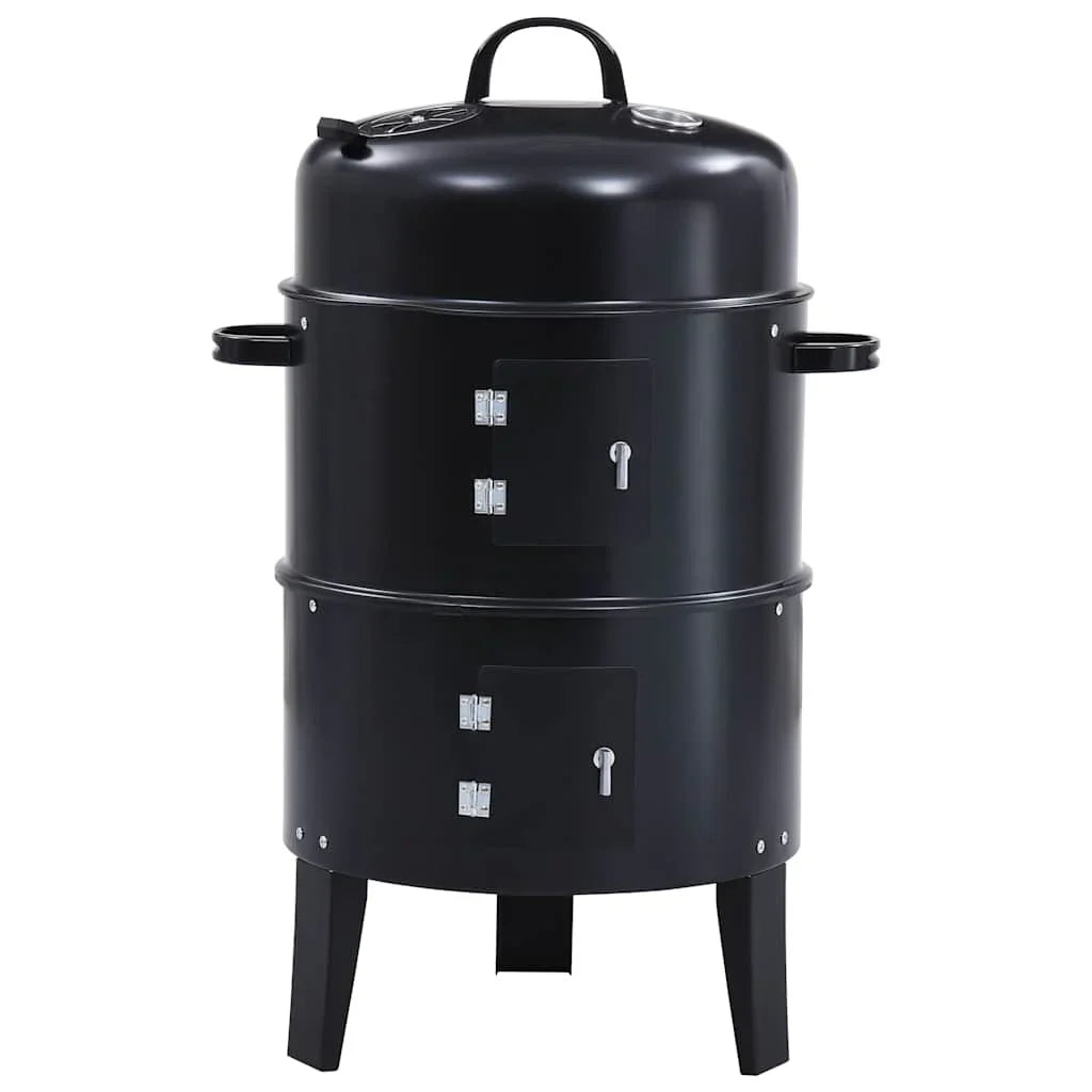 Barbacoa Ahumador De Carbón 3 En 1 40x80 Cm Vidaxl