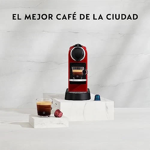 2025 Cafetera de cápsulas Krups Nespresso Pixie Redesign | Espresso y lungo | Estilo industrial | Bajo consumo energético | Apagado automático | Bandeja ajustable | Cápsulas reciclables | Modelo XN306T