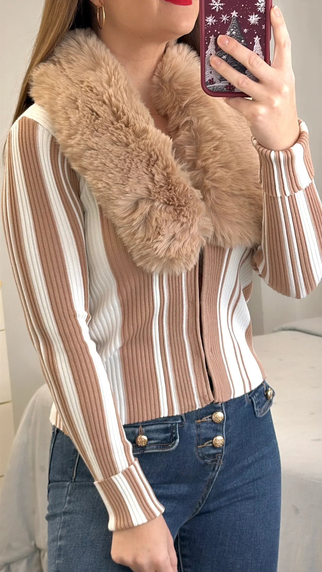 SUÉTER CUELLO PELO