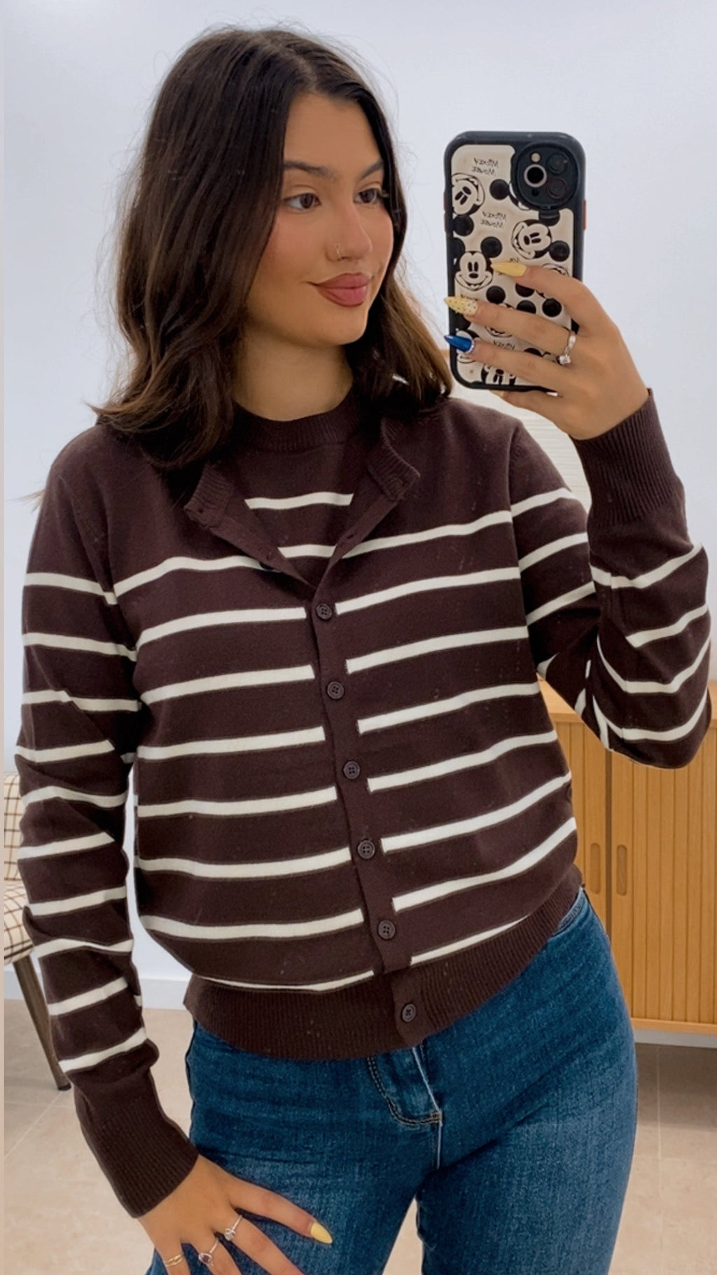 CONJUNTO PUNTO CAMISETA + REBECA LÍNEAS
