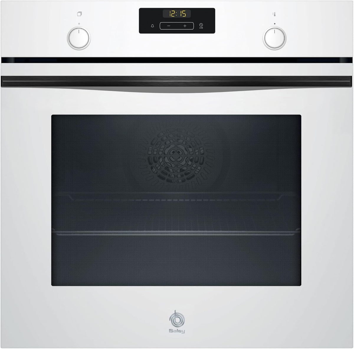 Balay – Horno multifunción, 60 cm de ancho, 71L, Serie Cristal, Función Freidora de aire, Aqualisis, blanco, 3HB5159B4