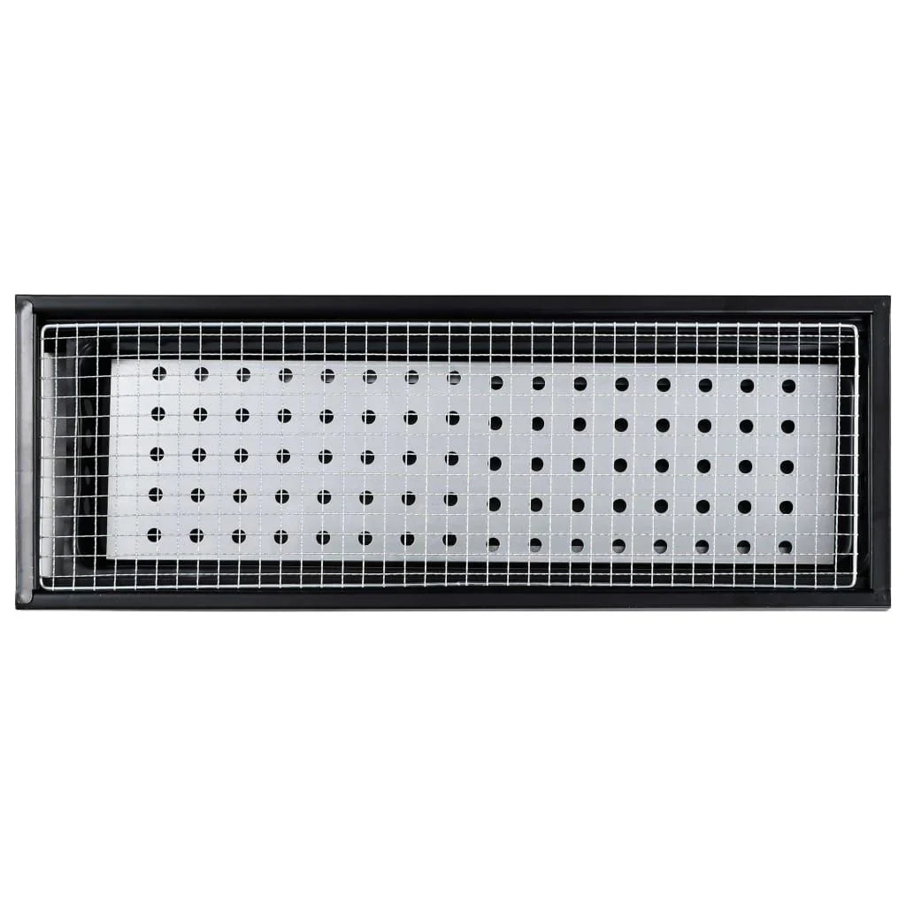 Barbacoa Portátil Para Camping De Acero 60x22,5x33 Cm Vidaxl