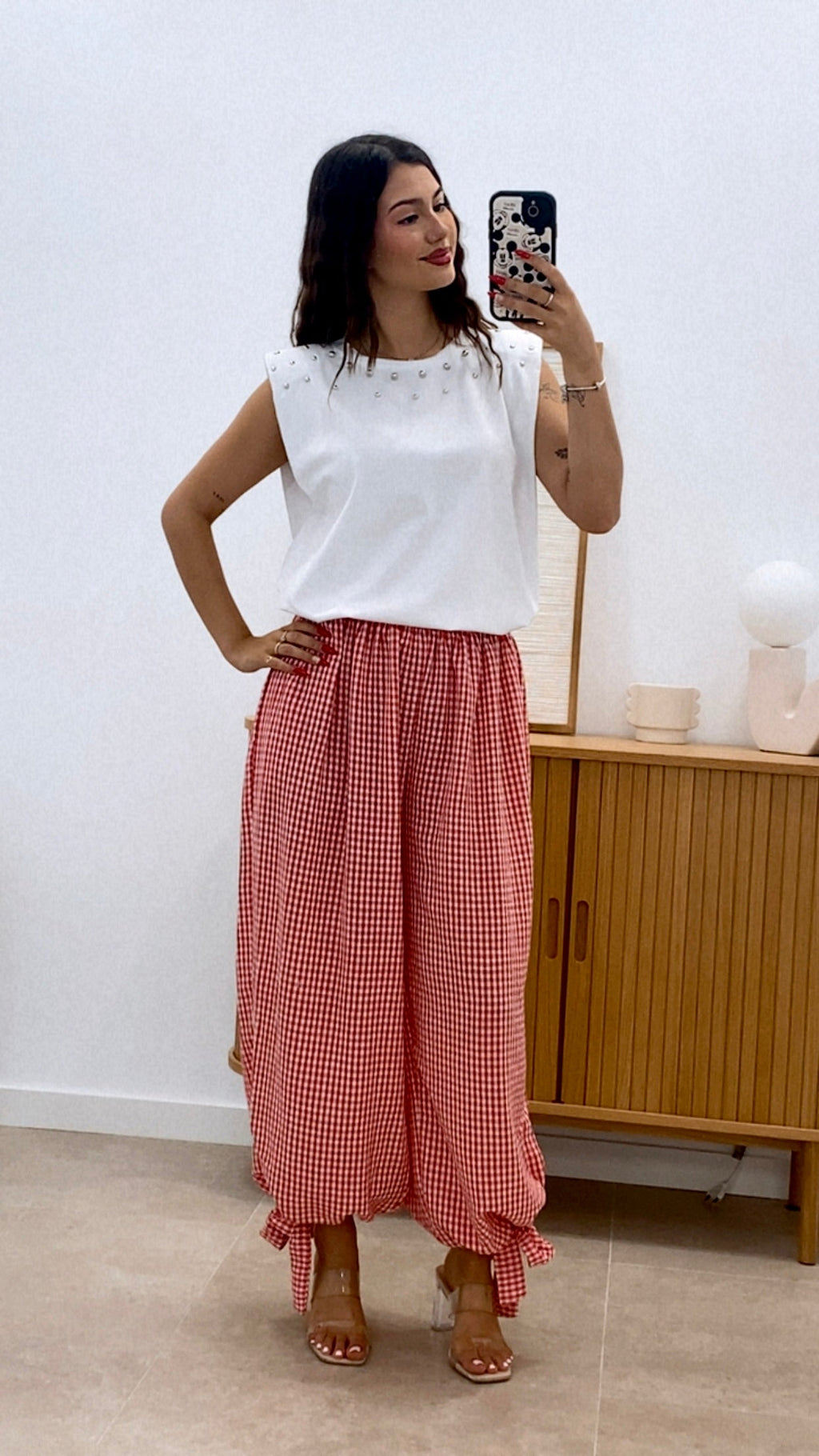 PANTALÓN LAZOS VICHY