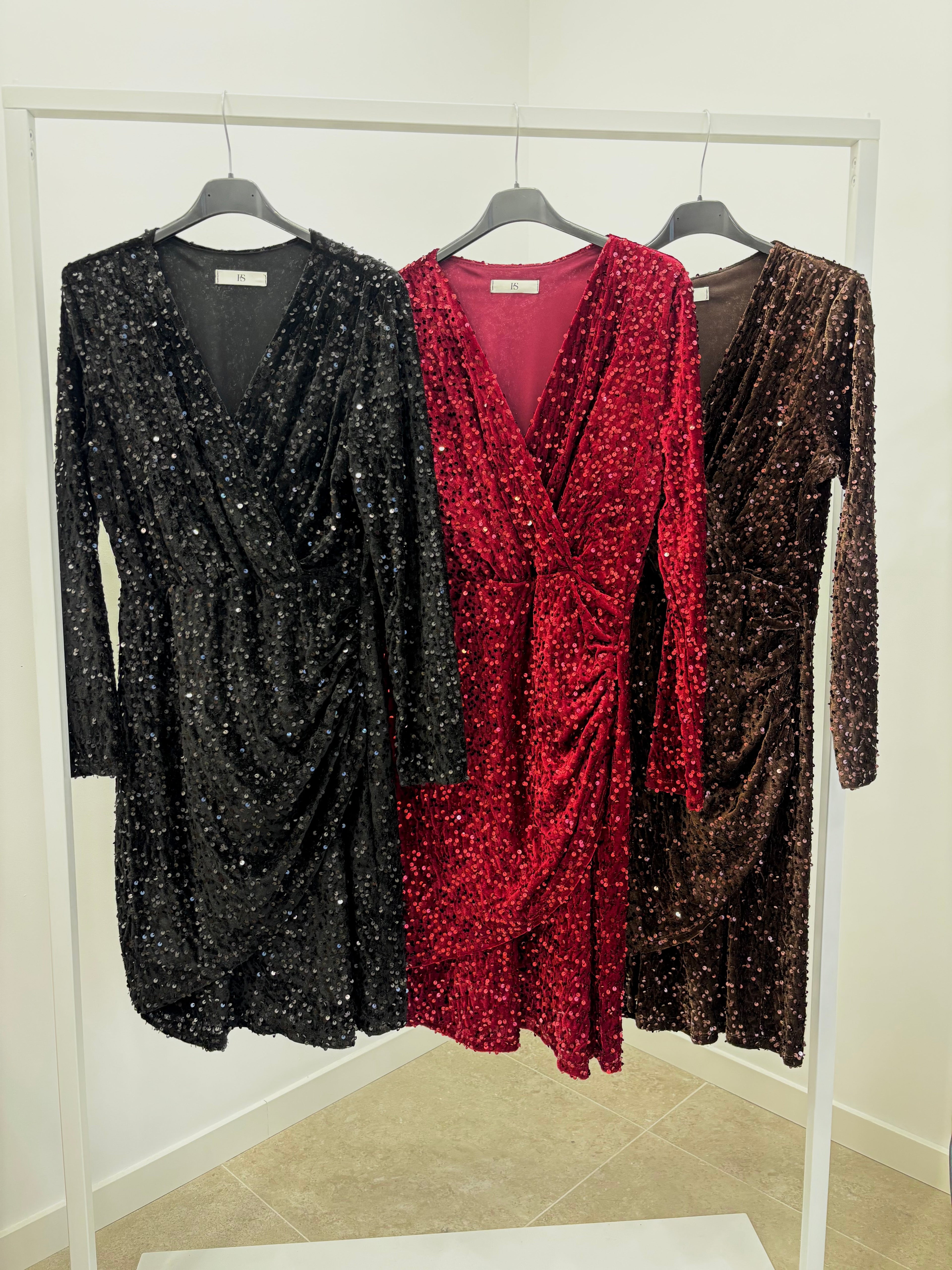 VESTIDO CRUZADO LENTY NAVIDAD