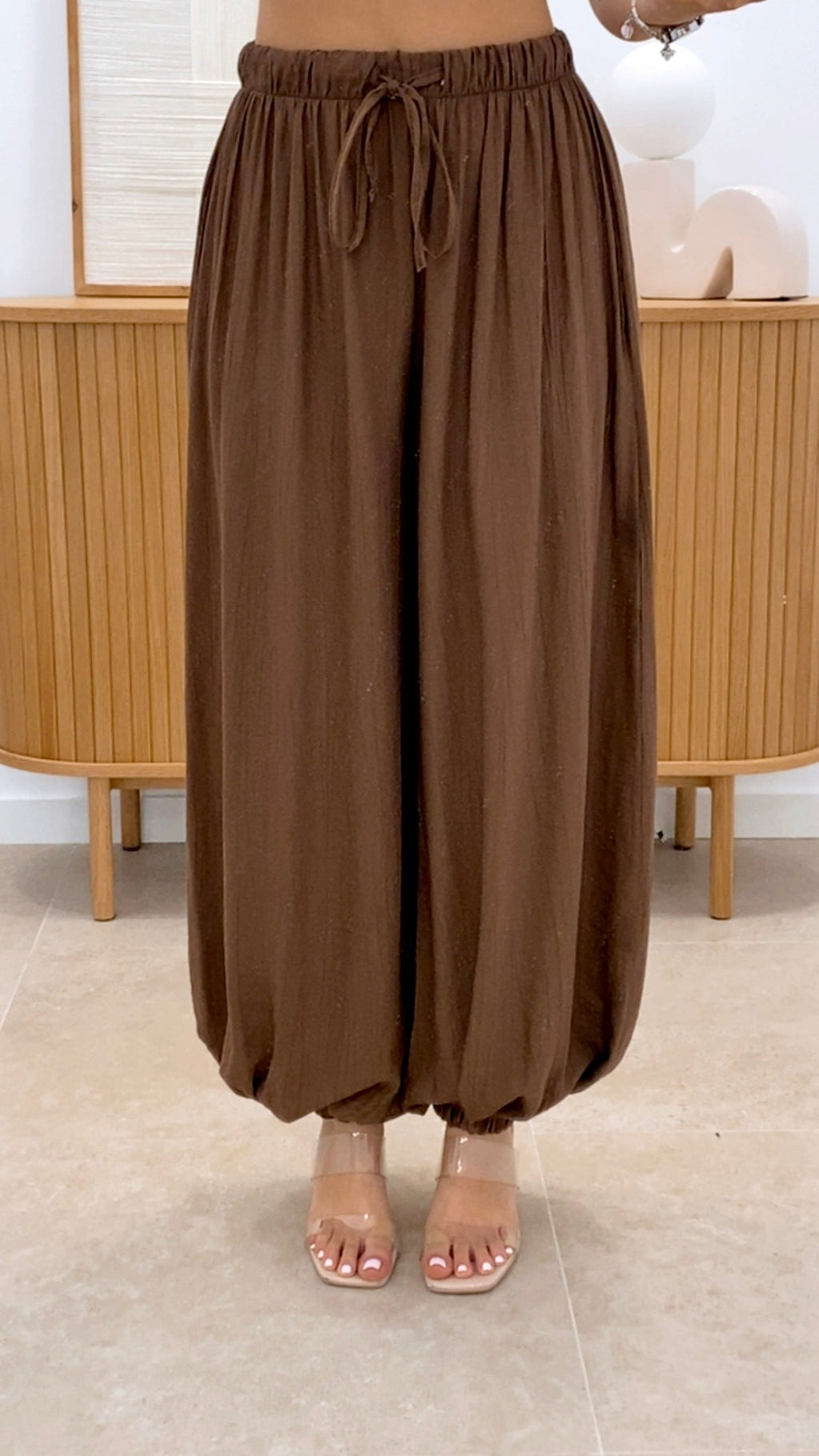 PANTALÓN LISO BOMBACHO