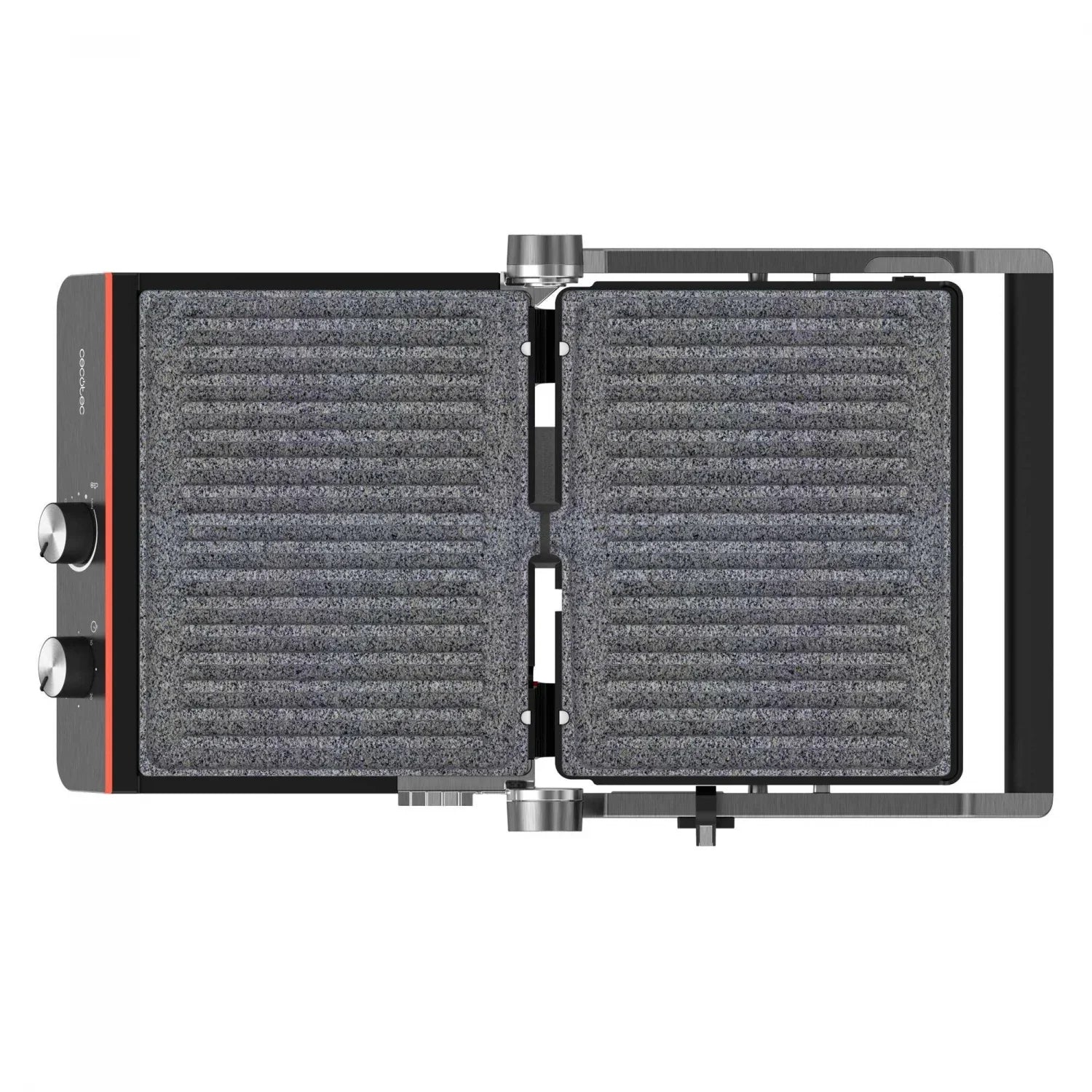 Barbacoa Eléctrica Cecotec Rock’nGrill Blaze Neon, 2200 W - Negro