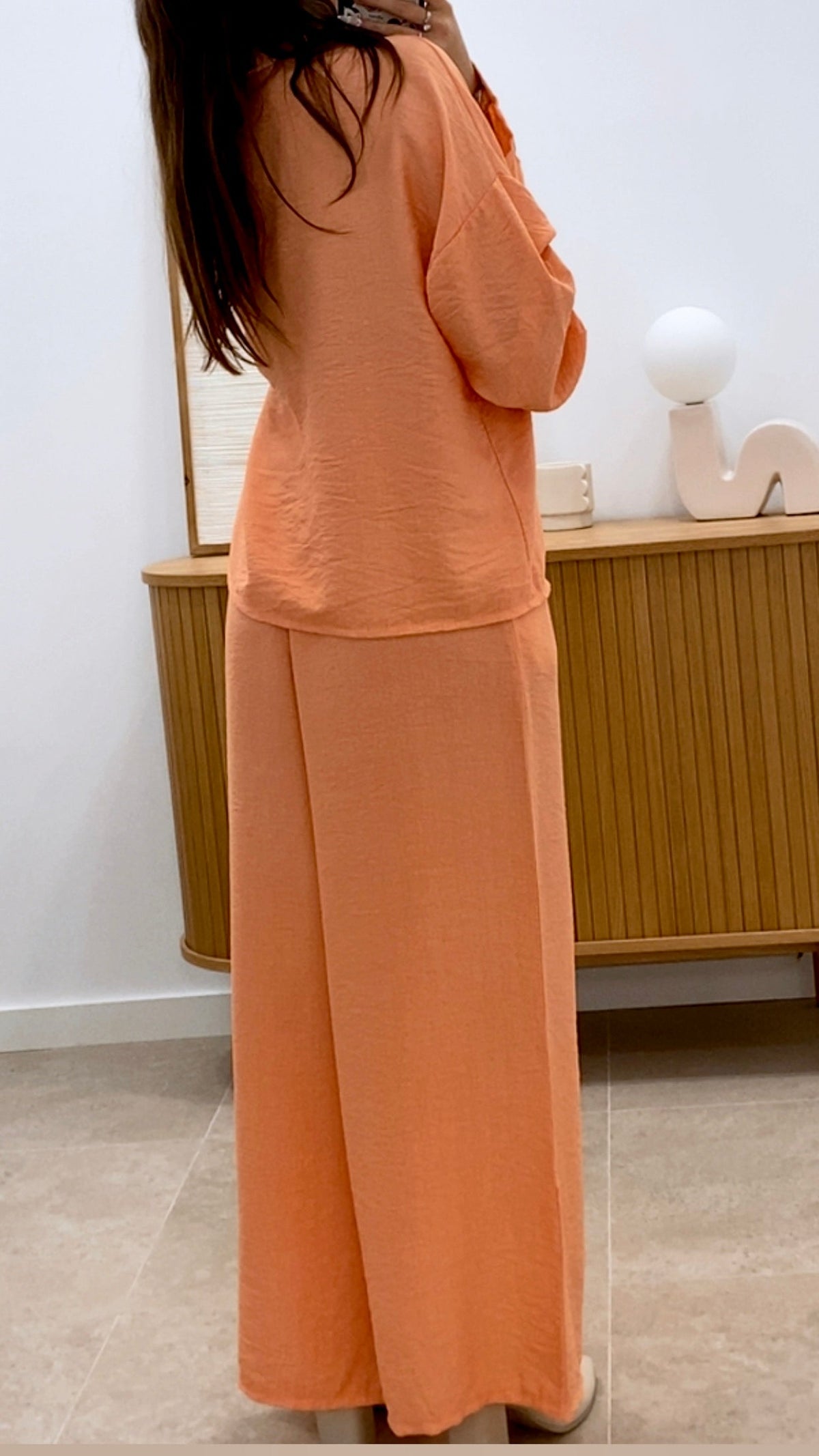 CONJUNTO CAMISA BOLSILLOS + PANTALÓN