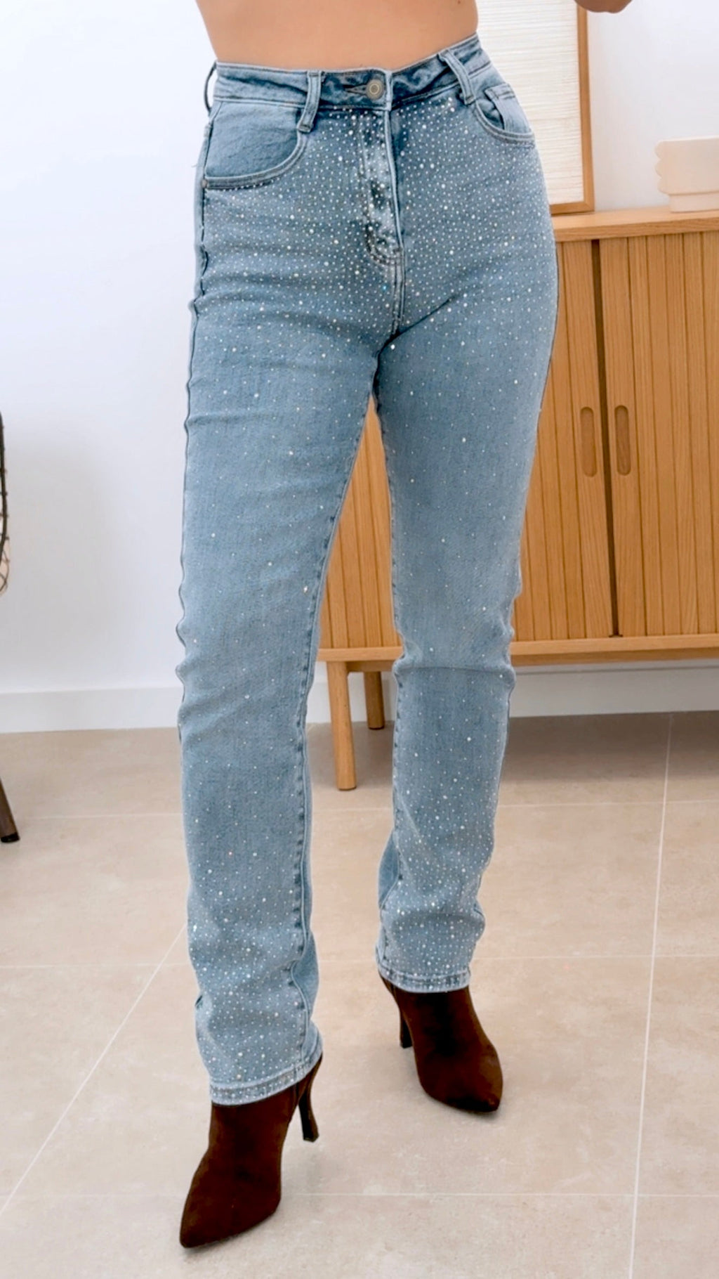 PANTALÓN DENIM CRISTAL