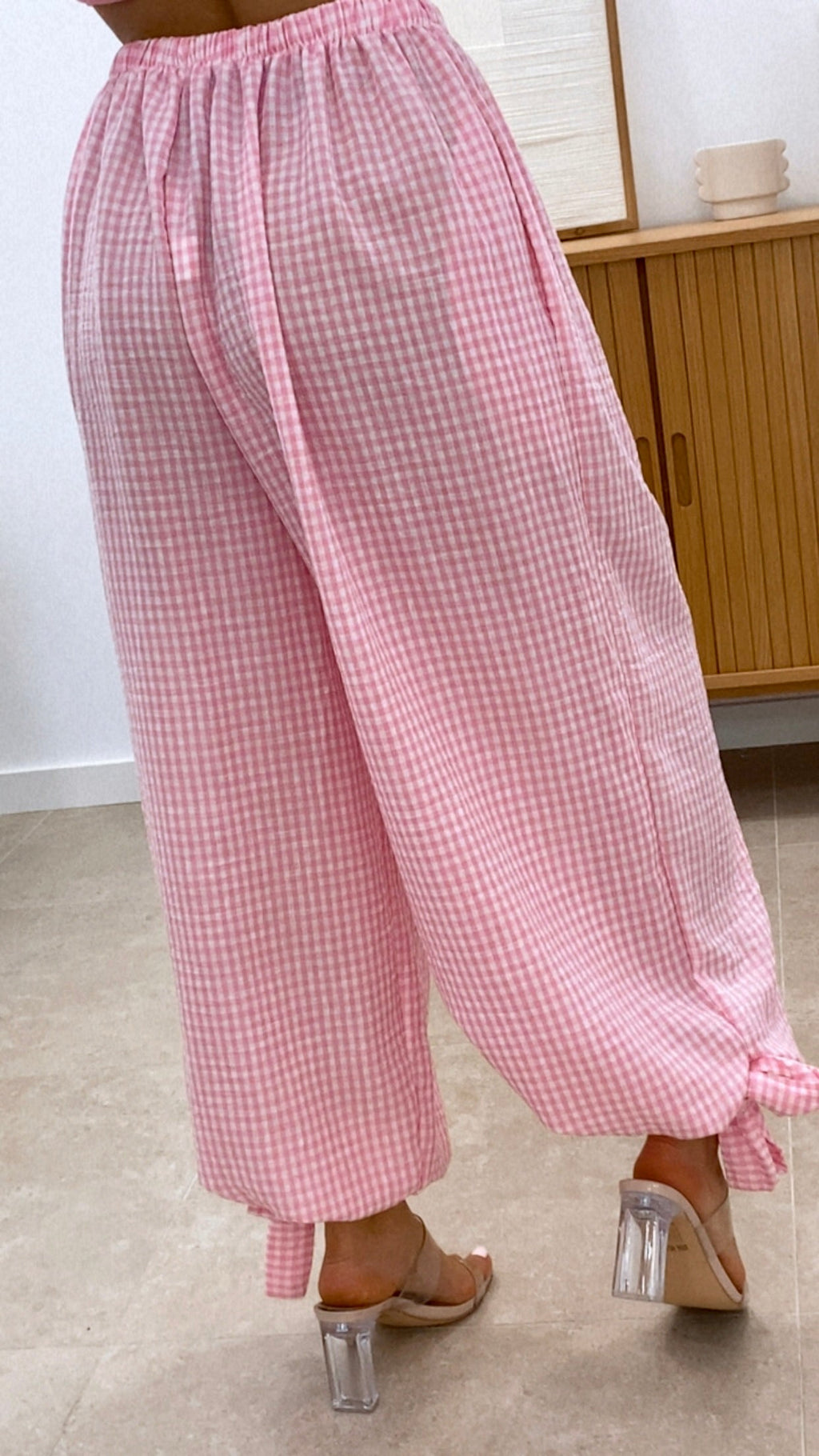 PANTALÓN LAZOS VICHY