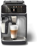 Philips Fully Automatic Espresso Maker 5500-20 Series Hot and Iced Coffees, LatteGo Quick Clean Milk System, 40% Quieter with SilentBrew, QuickStart, Grey (EP5544/50)