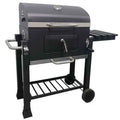 GRILL WĘGLOWY BBQ - ŻELIWNY RUSZT XXL 57 x 43 cm DUŻY ZAMYKANA POKRYWA