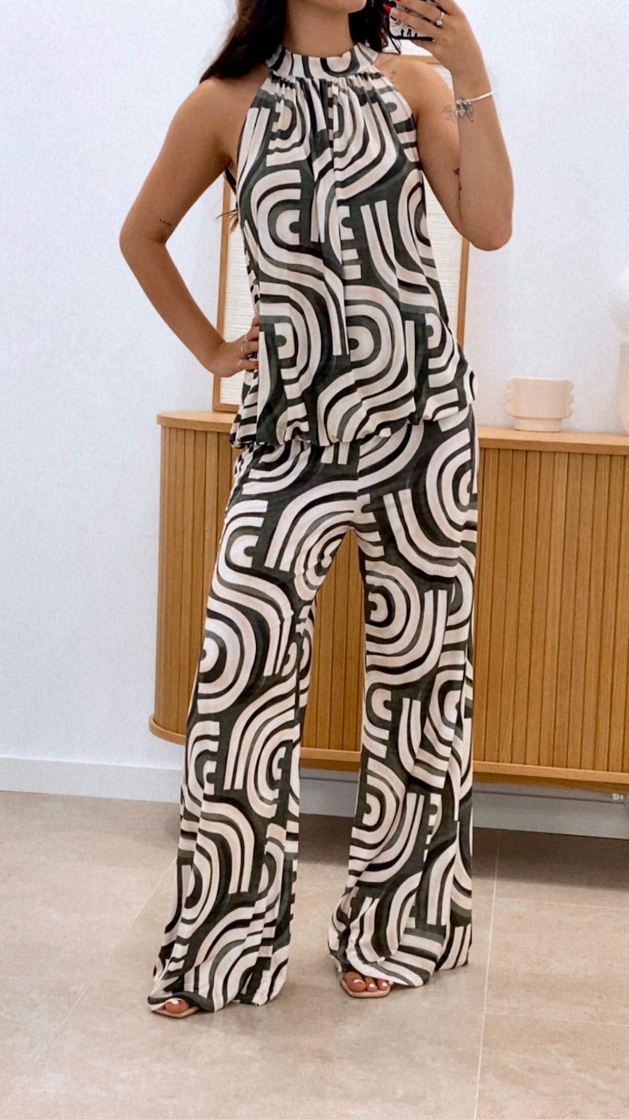 CONJUNTO LICRA FRÍA ESTAMPADO