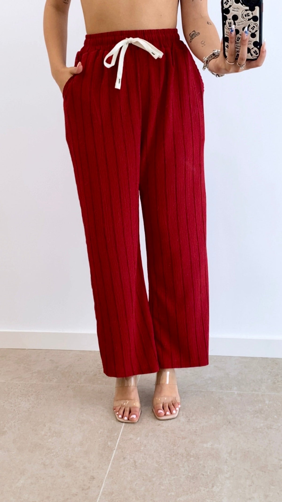 PANTALÓN RAYAS CORDÓN